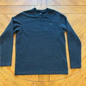 RVCA Dark Gray Long Sleeve Thermal Shirt